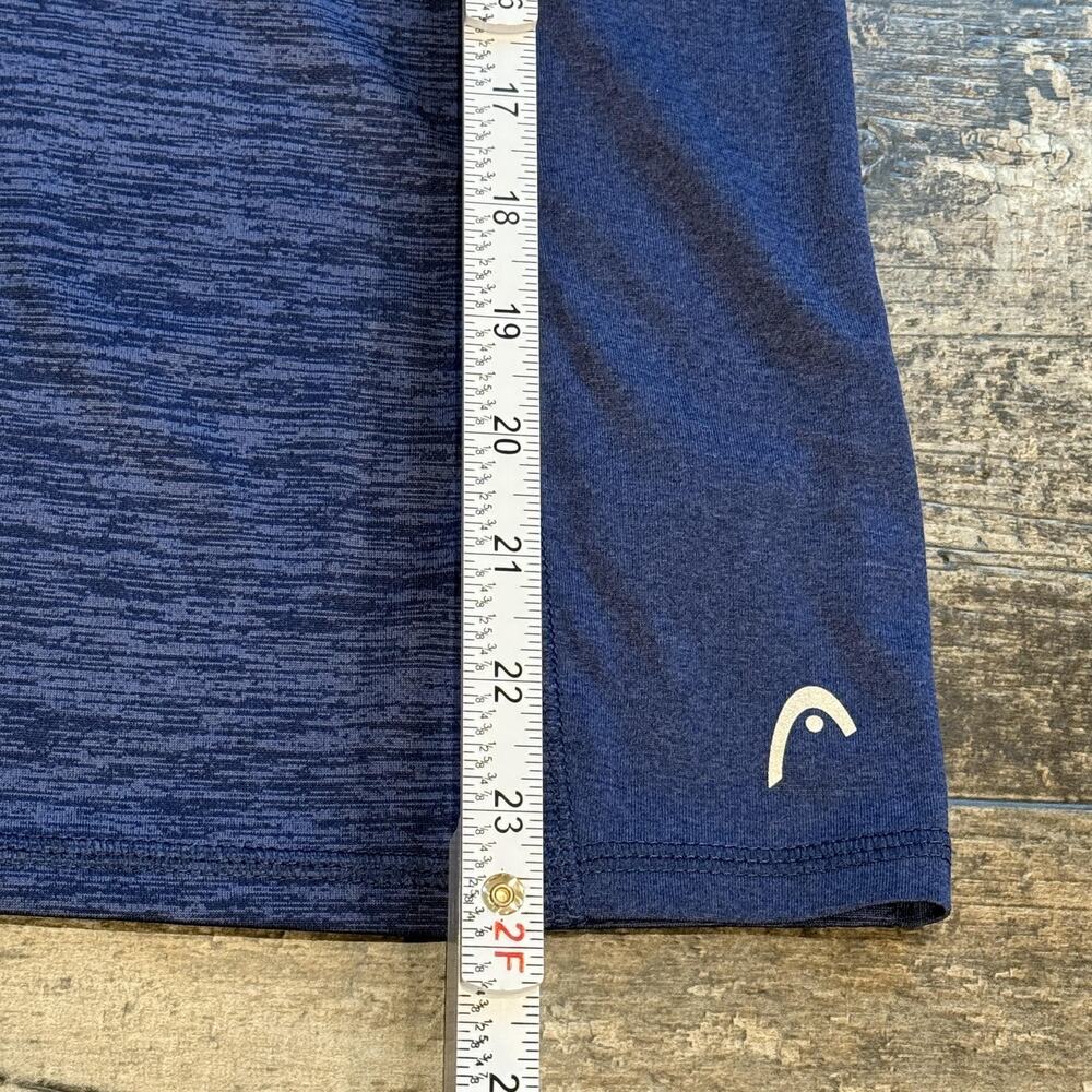 Head Pullover Womens Small Blue 1/4 Zip Long Sleeve Performance Thumbholes NEW - Picture 13 of 16